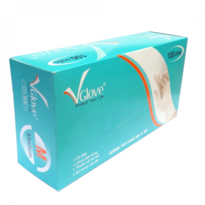 Găng tay cao su khám bệnh dạng có bột