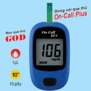 MÁY KIỂM SOÁT ĐƯỜNG HUYẾT – On Call EZ II – Hãng ACON