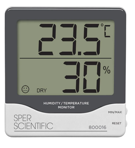 Nhiệt ẩm kế điện tử Code: 800016 Hãng Sper Scientific